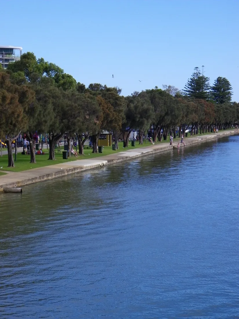 The Mandurah foreshore